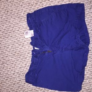 Navy blue jean shorts